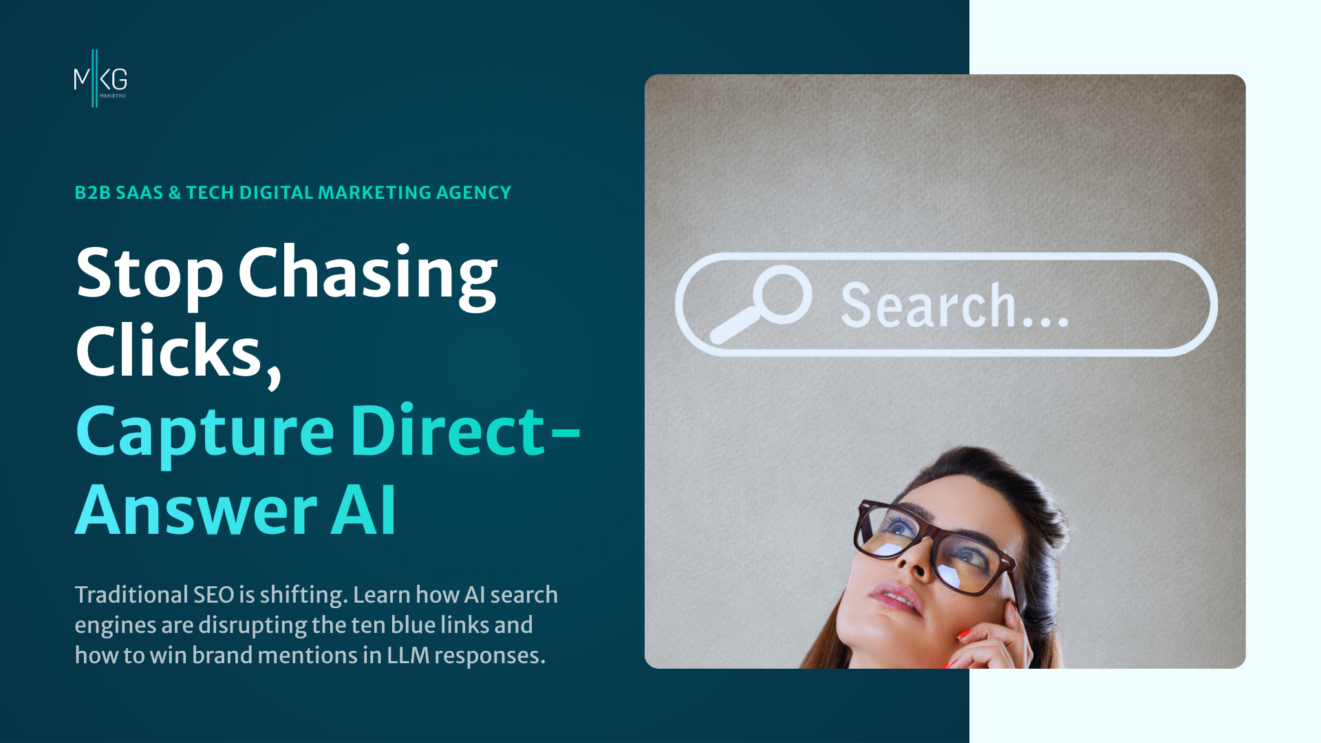 Stop Chasing Clicks, Capture Direct-Answer AI